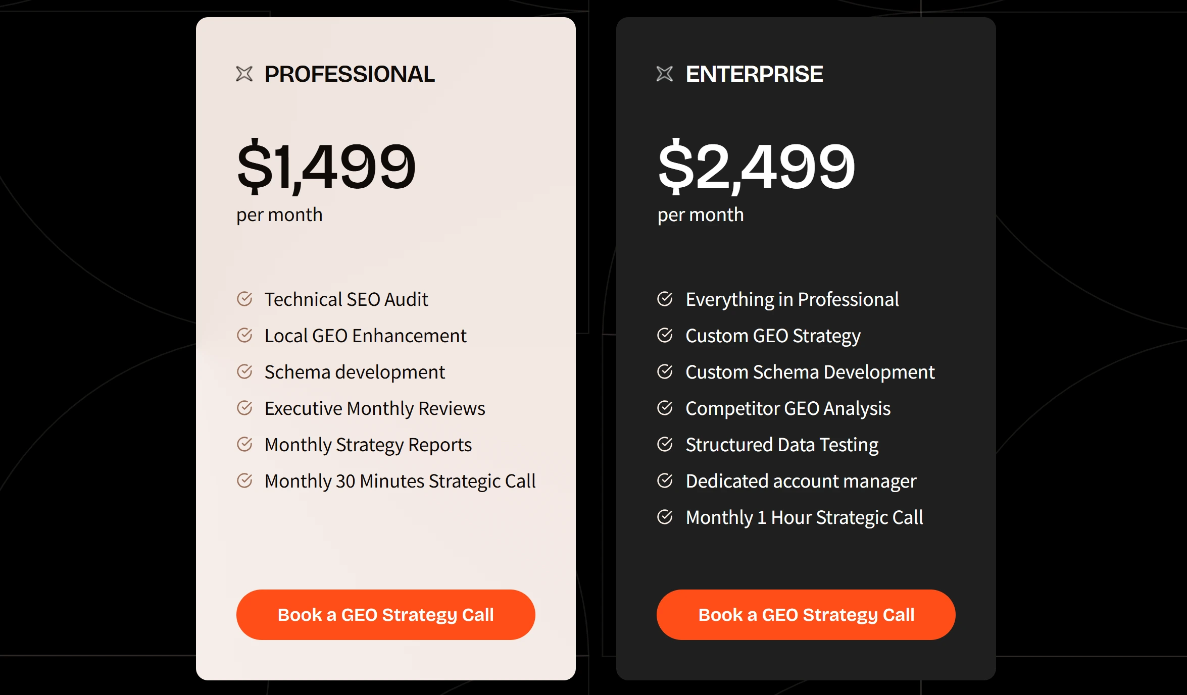 NotionX Pricing Table